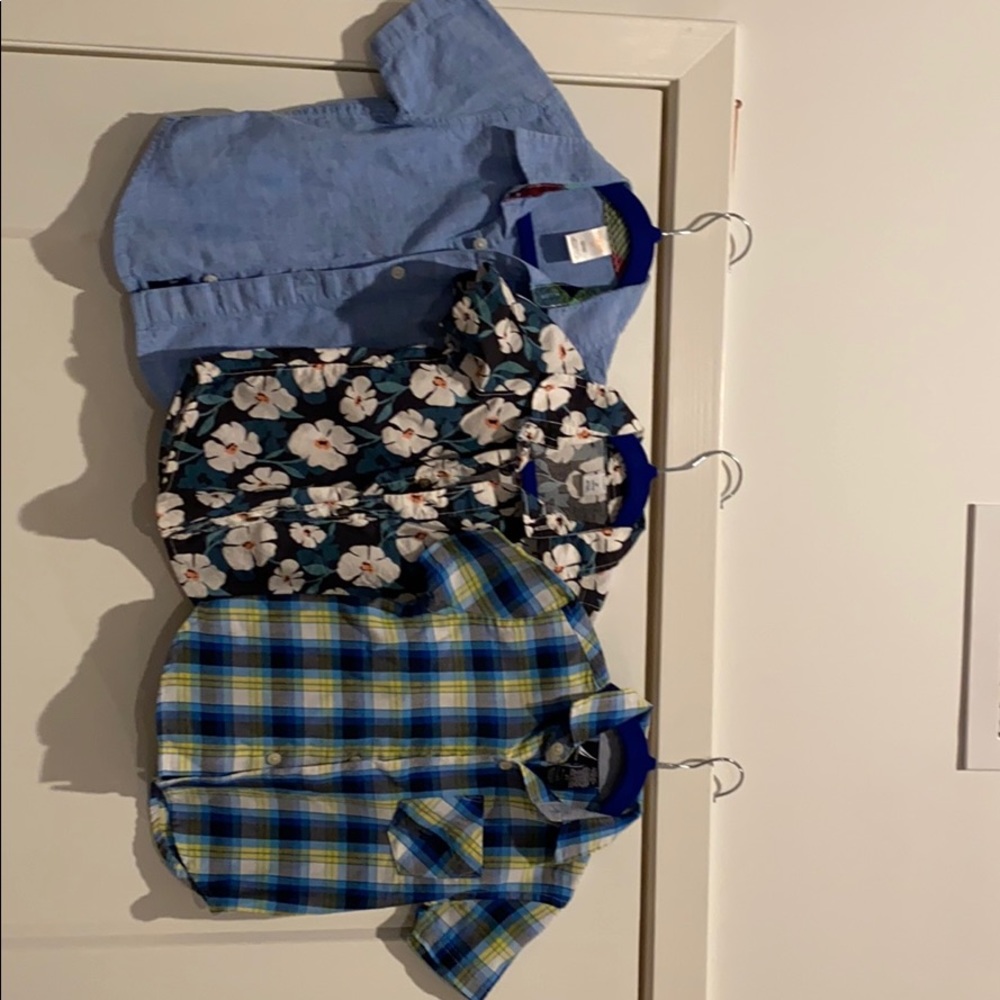 Boys short sleeve button down shirts